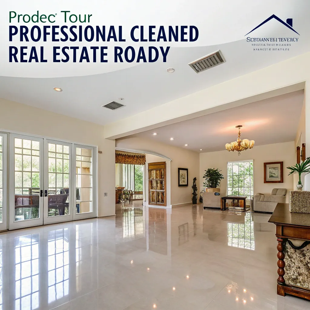 Professionally cleaned real estate property ready for viewing